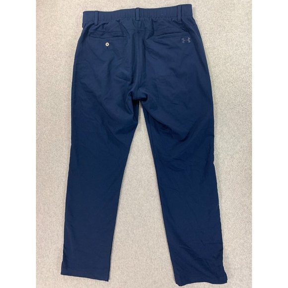 Under Armour Performance TECH Chino Pants (Men's‎ 34x32) Blue - Picture 13 of 13